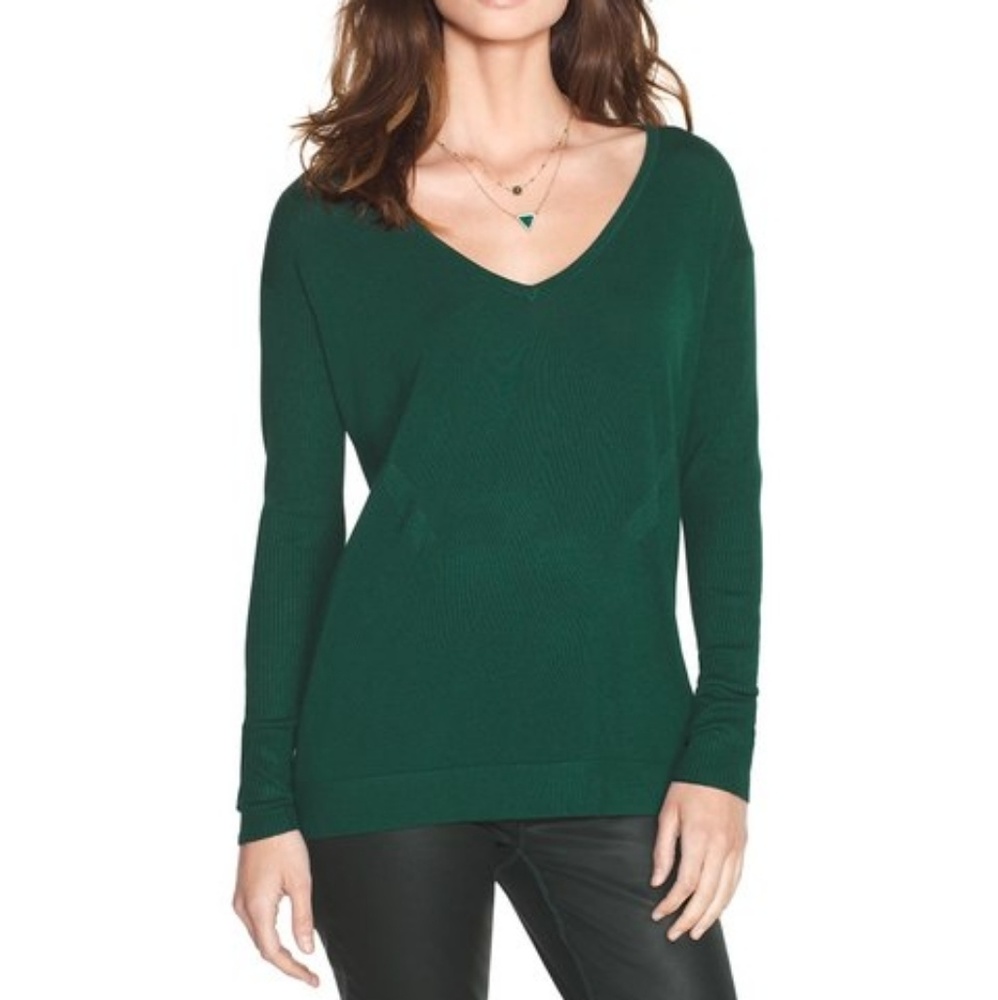 WHBM green sweater